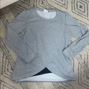 Nursing/maternity sweatshirt